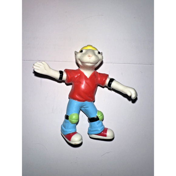 9 Vntg Bakery Crafts Cake Topper Lot Powerpuff Girls Stuart Little Clifford ++ - Picture 2 of 12